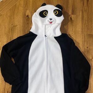 Youth Panda Halloween costume. Size 10-12.